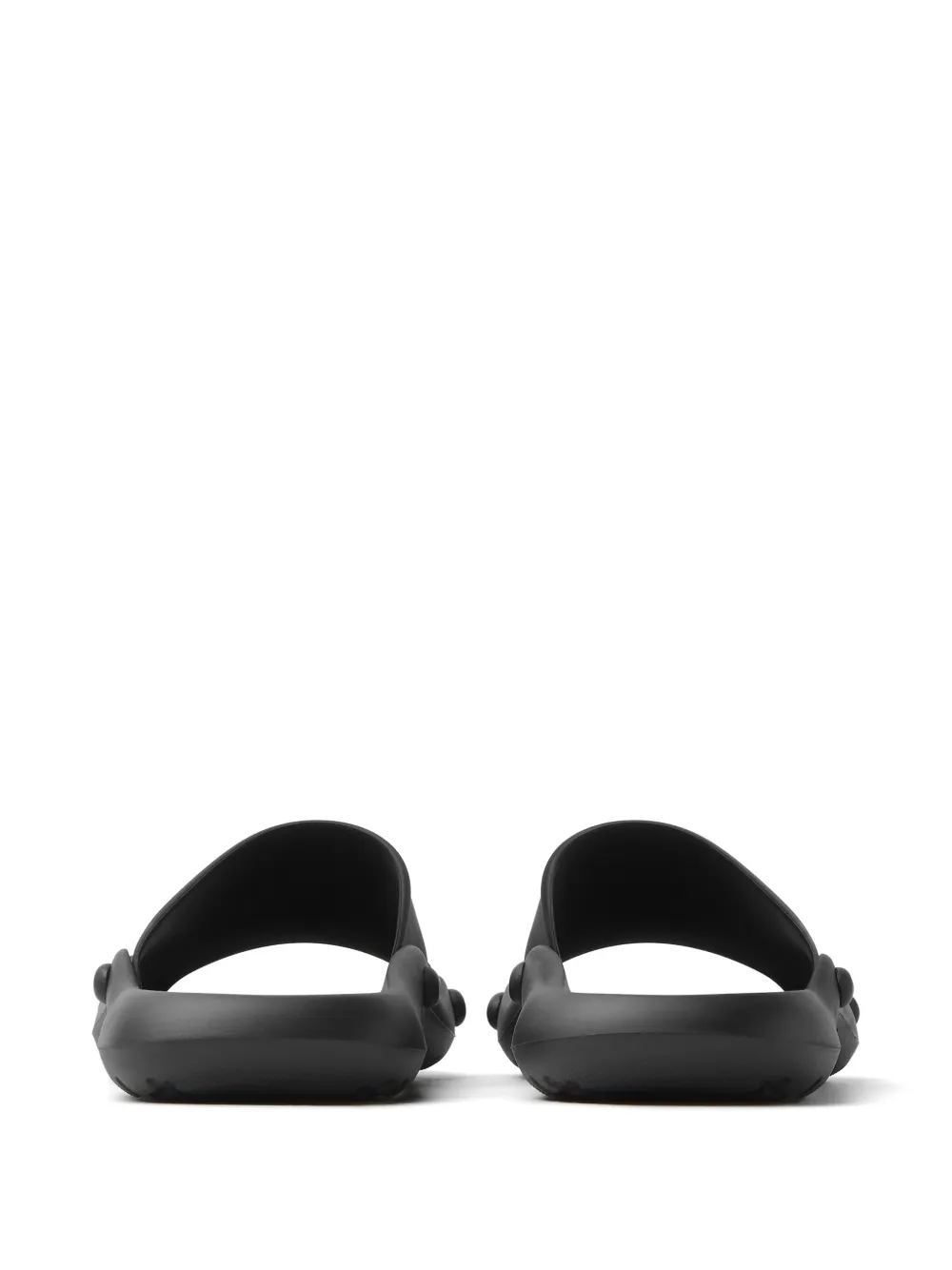 Versace Nettuno rubberen slippers Zwart