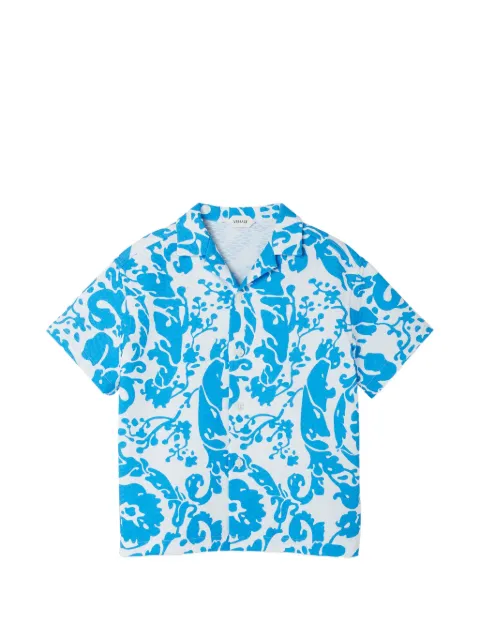 Versace printed cotton-piqué shirt