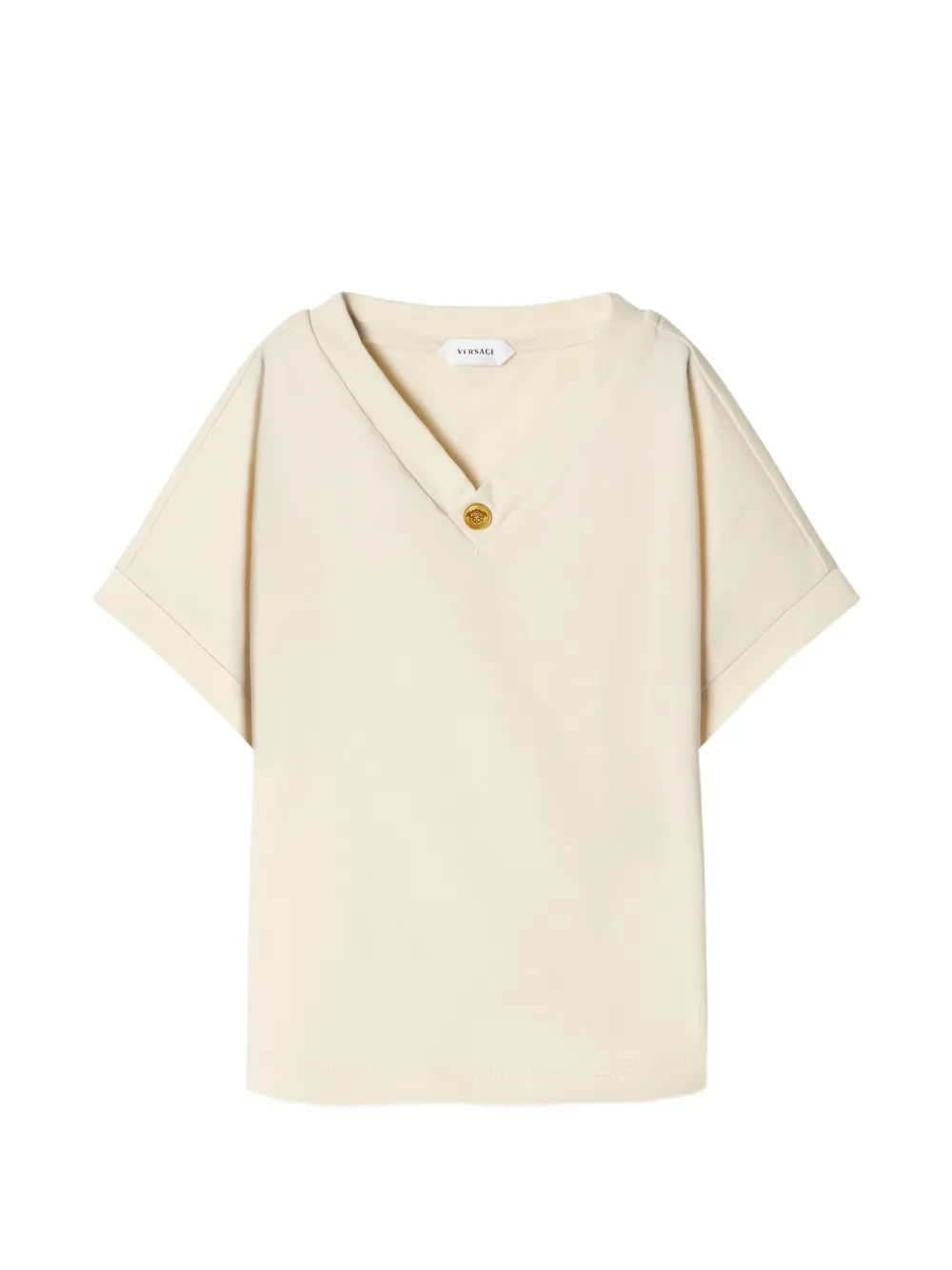 Versace stretch cotton-jersey T-shirt - Toni neutri