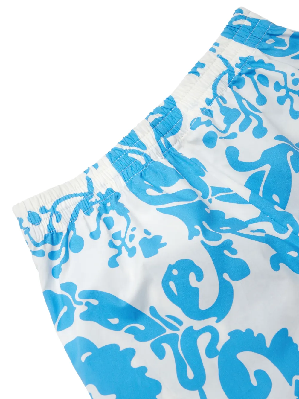 Versace Kids Shorts met print Blauw