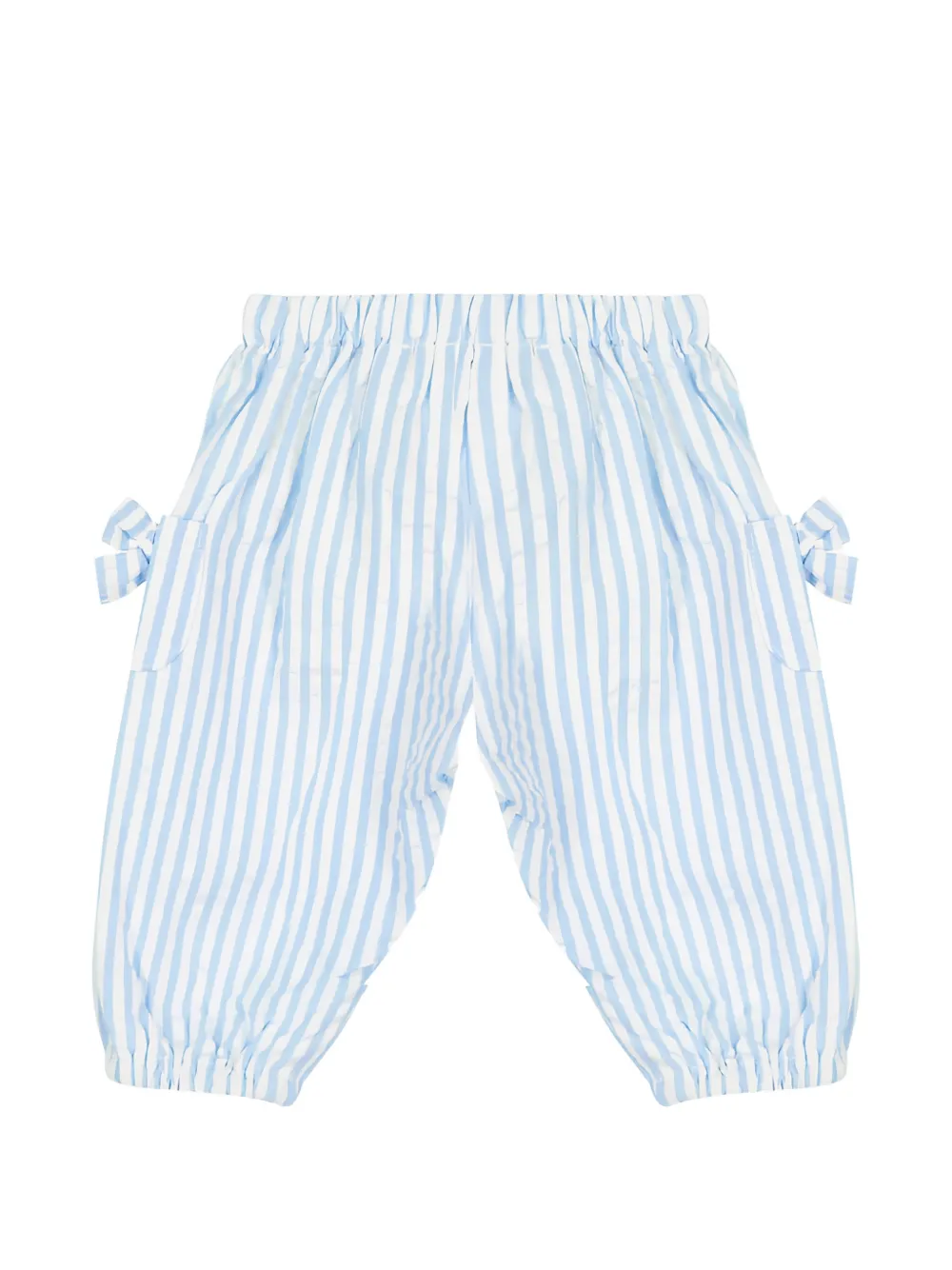 Tartine Et Chocolat Gestreepte broek met strikdetail Blauw
