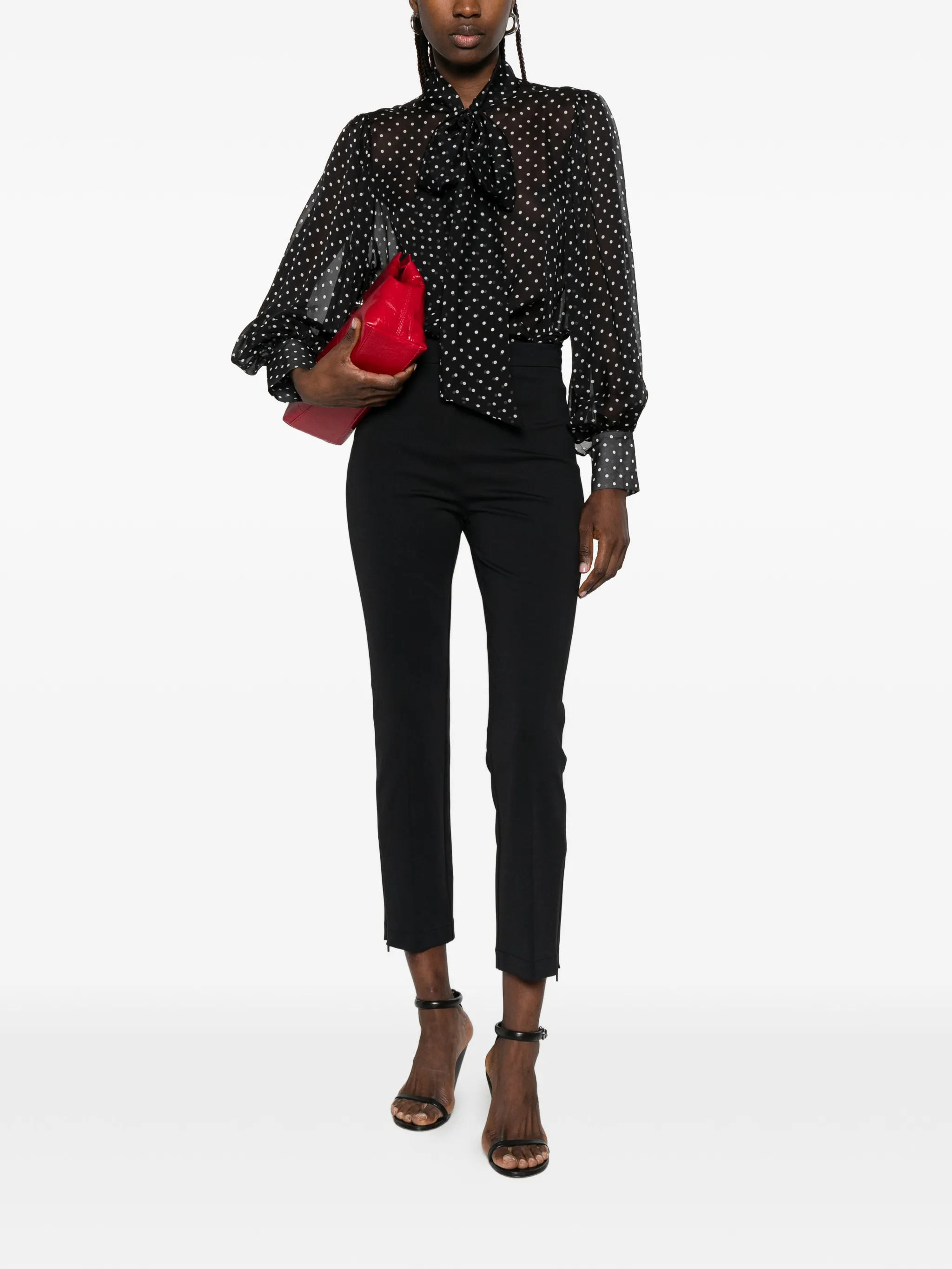 CRIDA polka-dot blouse