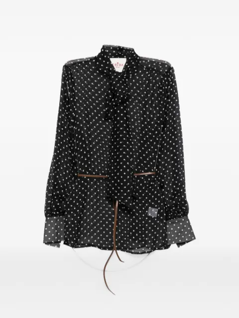 CRIDA polka-dot blouse
