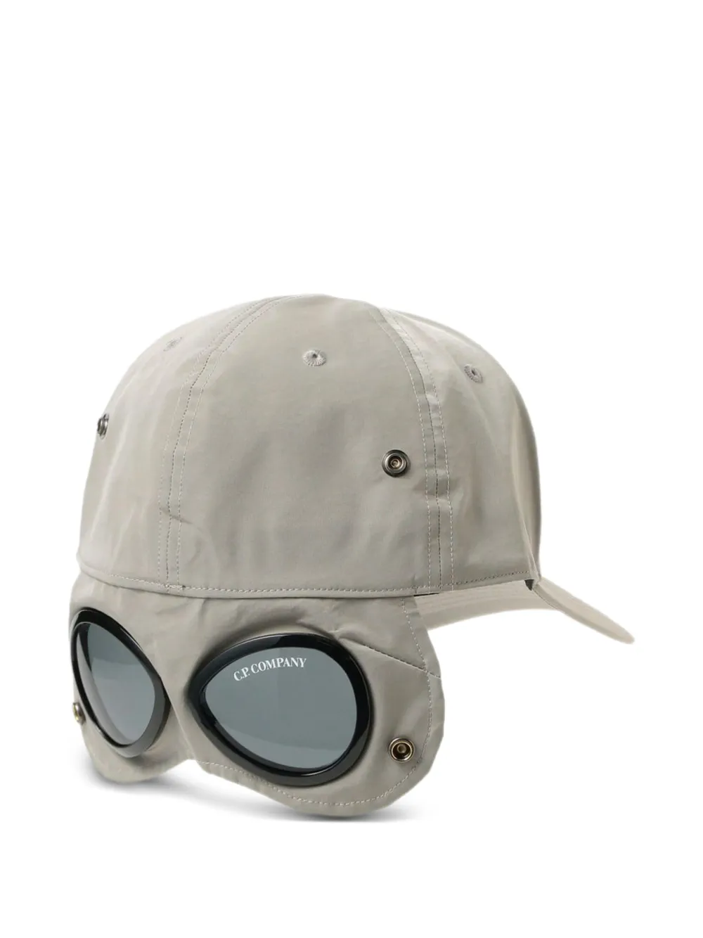 C.P. Company Chrome-R pet met goggle-detail Grijs