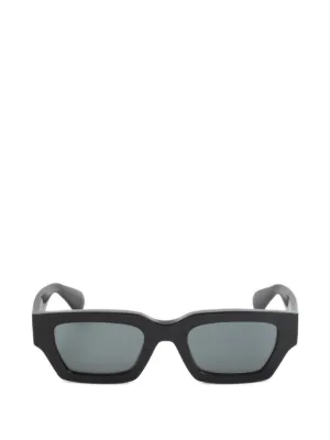 Zegna スクエアフレーム サングラス | ブラック | FARFETCH JP