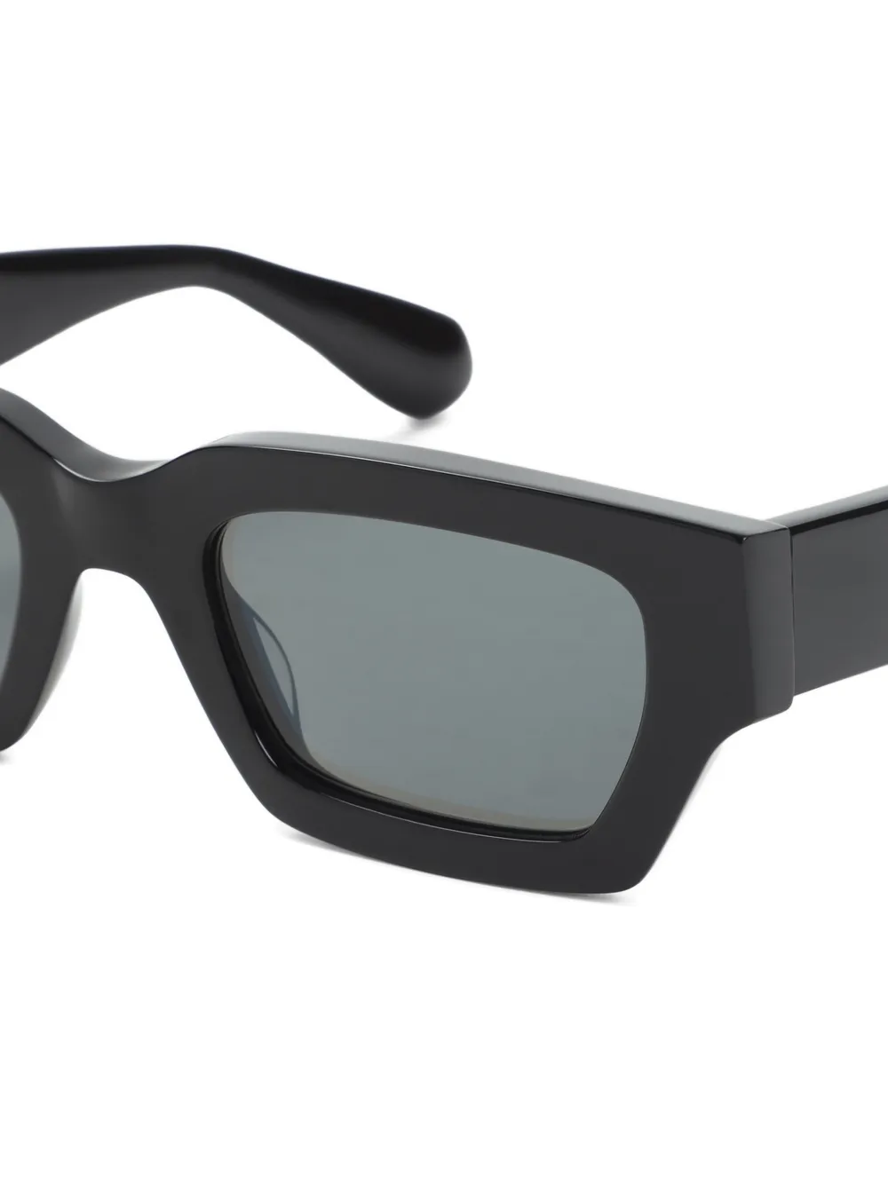  Jil Sander Rectangle-frame Sunglasses - Black 