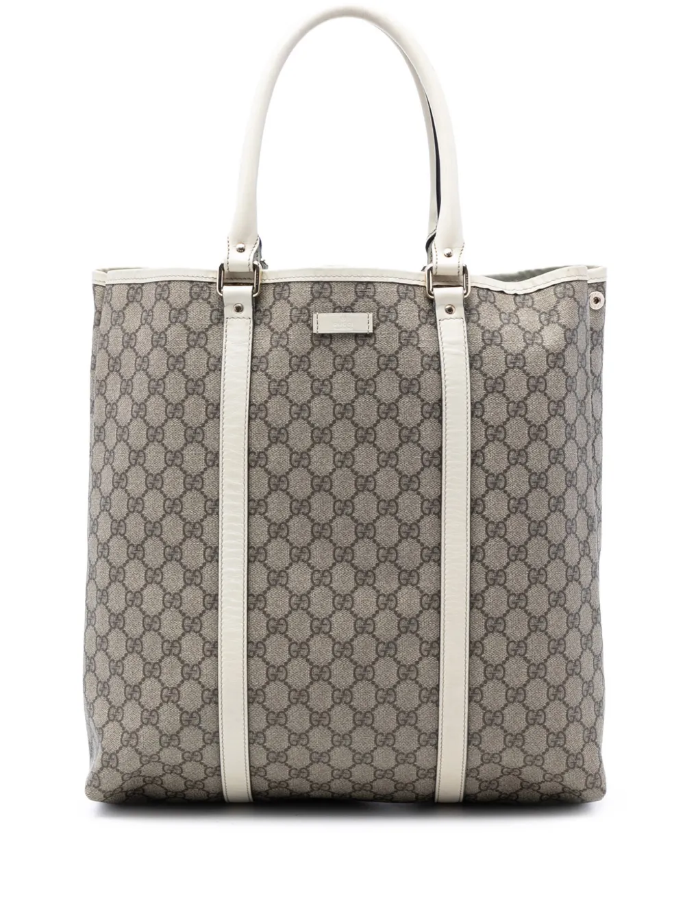 Gucci Pre-Owned 2016-2026 GG Supreme Joy Vertical tote bag - Weiß