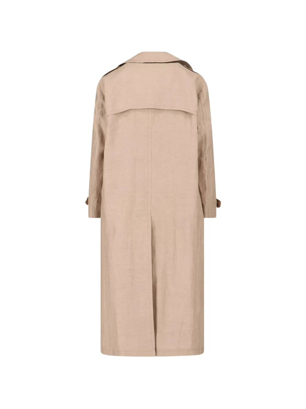 Tagliatore Bonny trenchcoat met dubbele rij knopen en ceintuur Beige