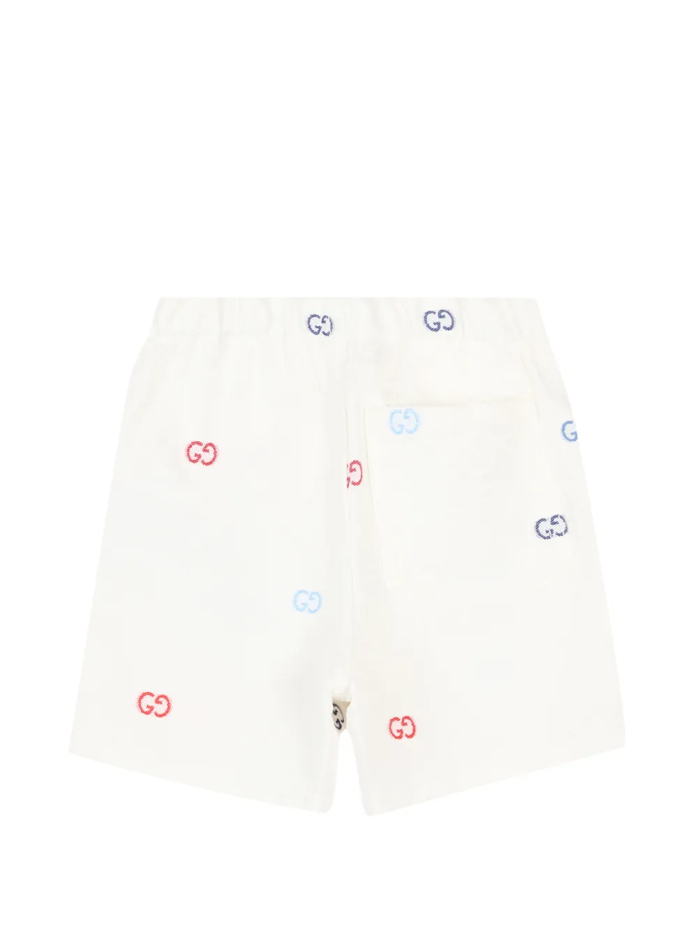 Gucci Kids Shorts met logo-patroon Wit