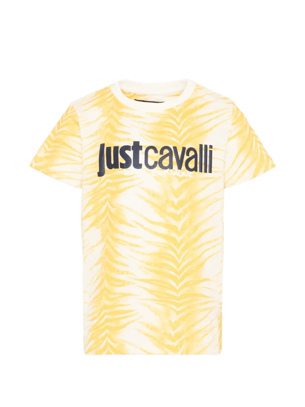 Just Cavalli Kids zebra-print T-shirt - Giallo