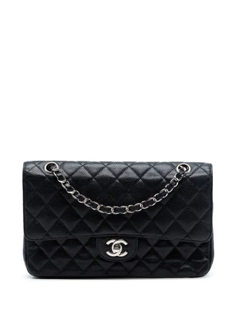 CHANEL Pre-Owned medium Classic Caviar Double Flap skuldertaske fra 2008-2009