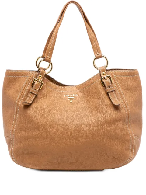 Prada Pre-Owned 2013-2025 Vitello Daino Schultertasche