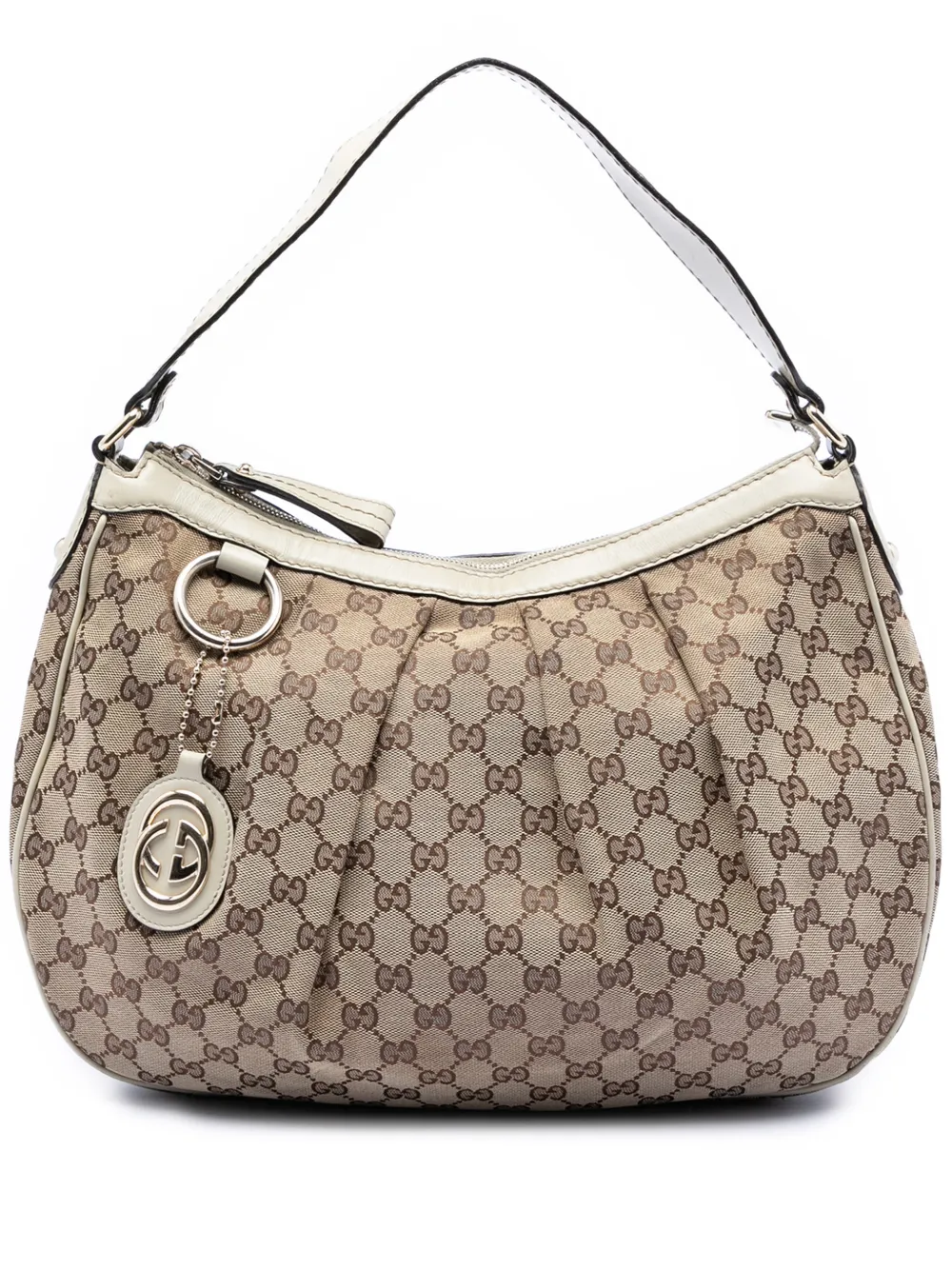 Gucci Pre-Owned 2016-2026 GG Canvas Sukey shoulder bag - Weiß