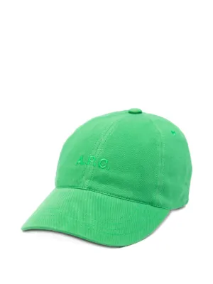 Casablanca Cotton Bucket Hat | Green | FARFETCH