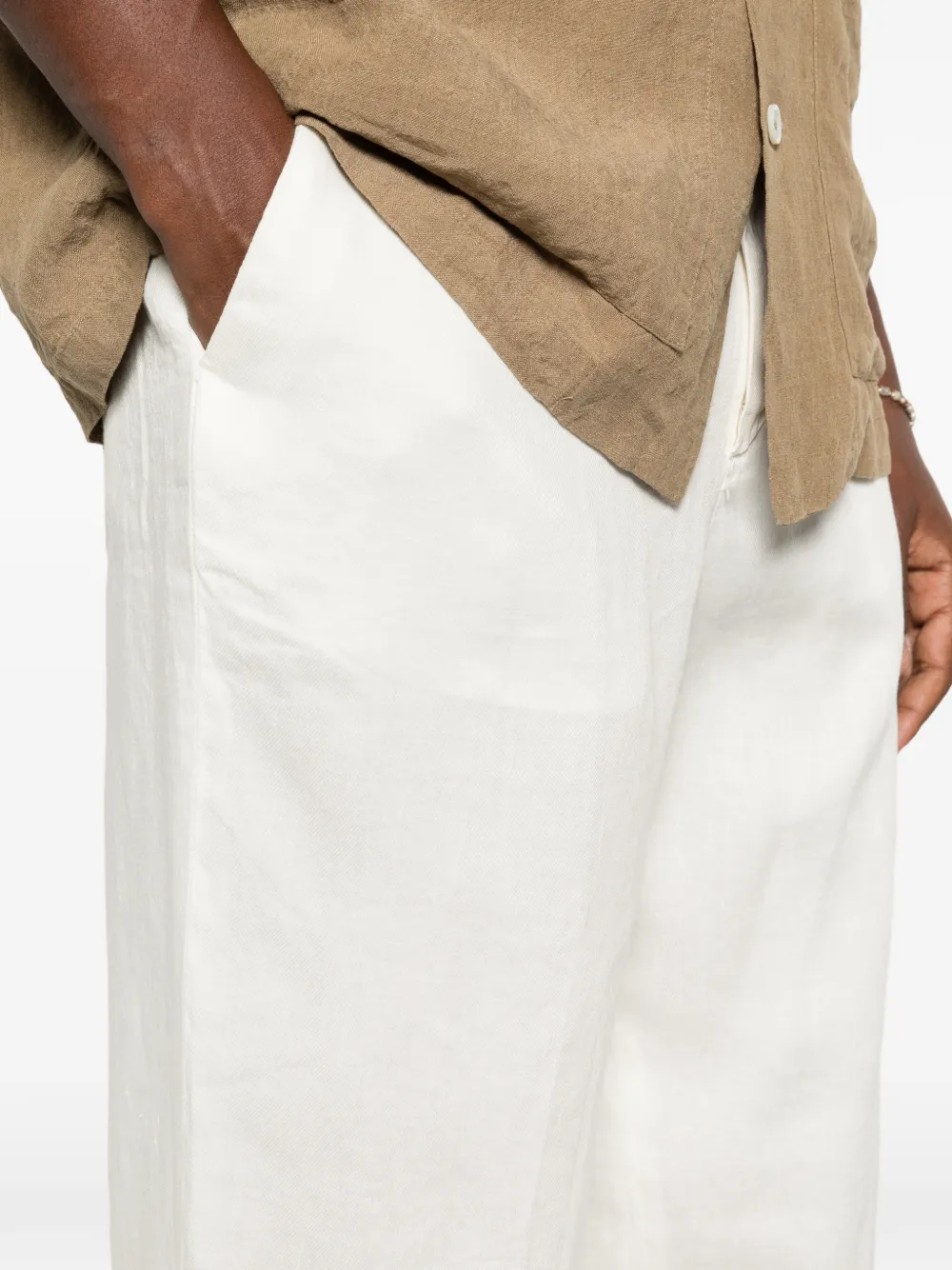 Briglia 1949 Broek met trekkoord Wit