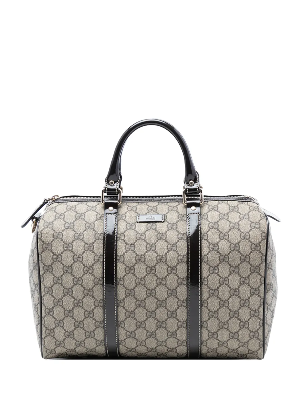 Gucci Pre-Owned 2016-2026 Medium GG Supreme Joy boston bag - Nero