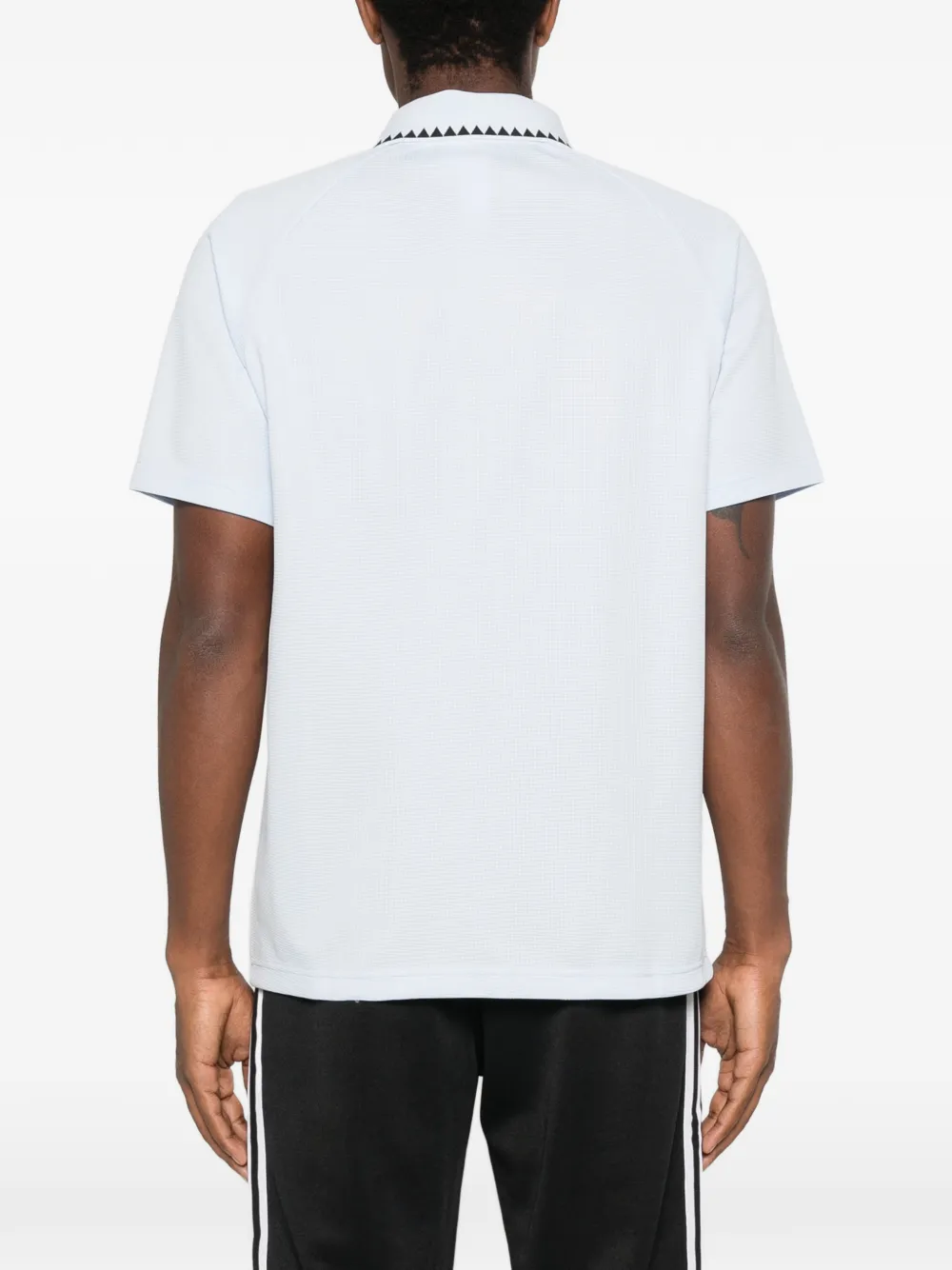 adidas Poloshirt met gestreept-detail Blauw