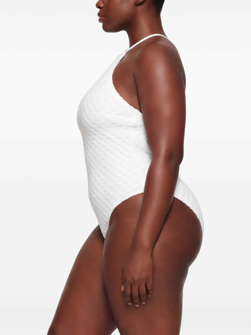 Missoni open-back swimsuit Wit