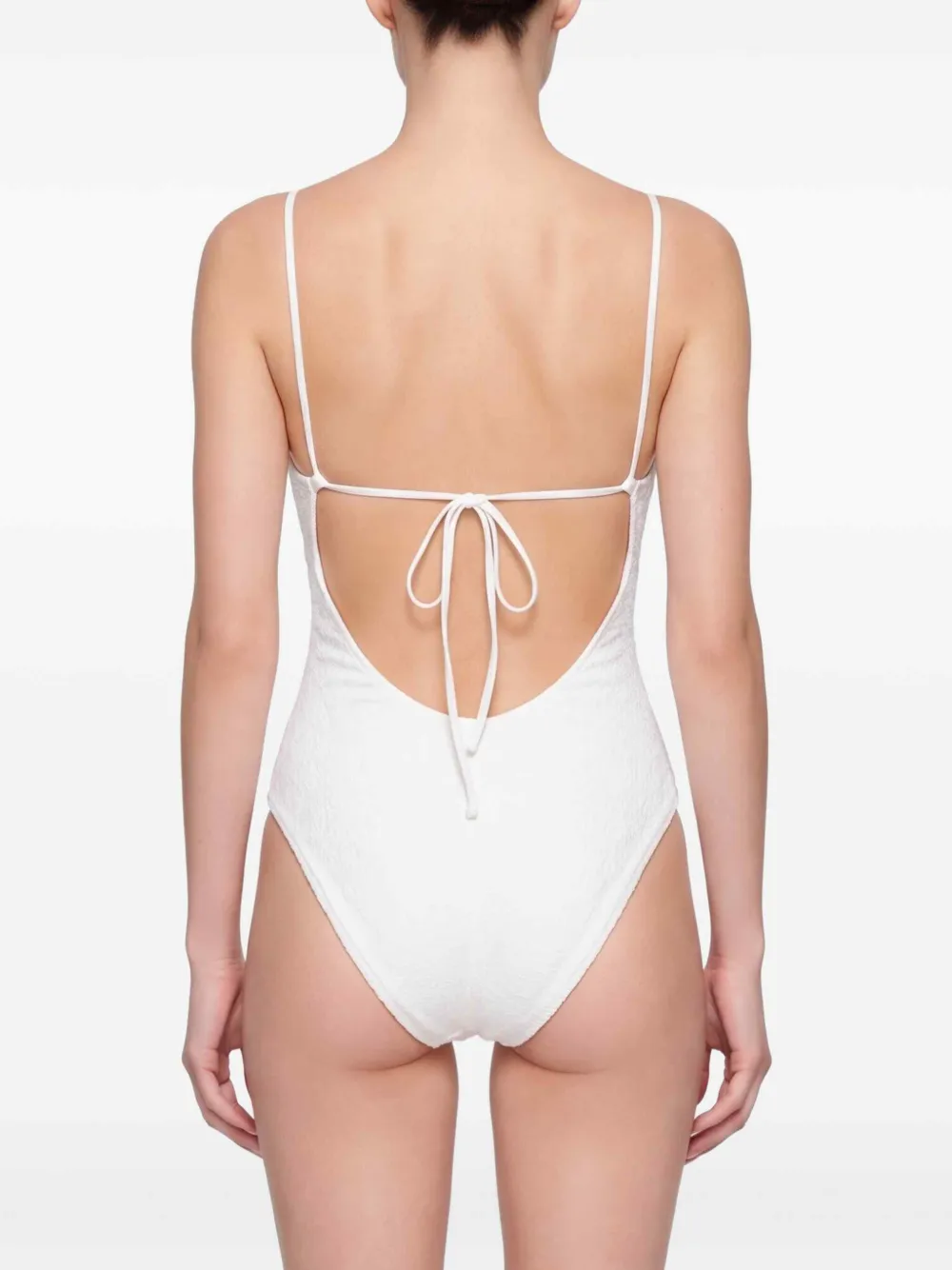 Missoni open-back swimsuit Wit