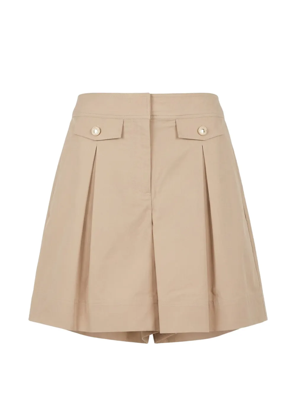 TWINSET pleat pocket shorts - Toni neutri