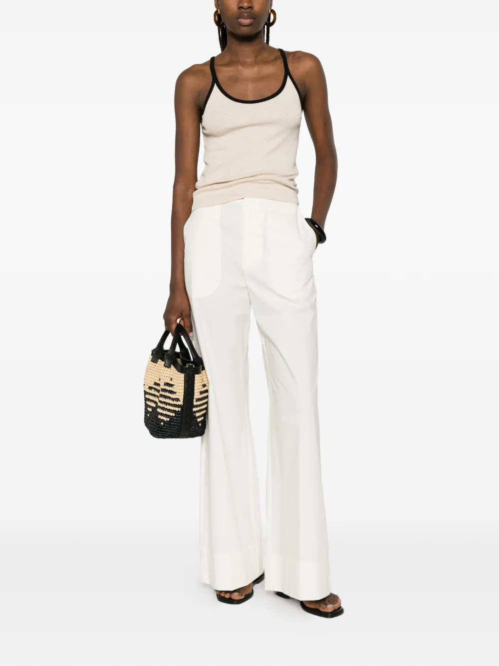 TWINSET Broek met zak Beige