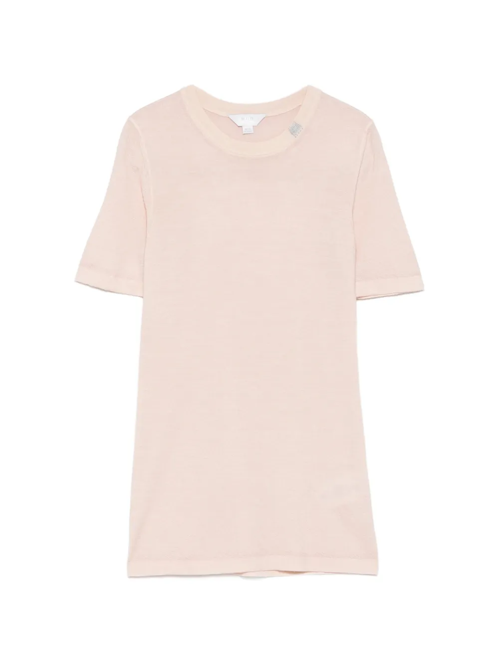 Malo Tavolozza crewneck short-sleeved cashmere sweater - Rosa