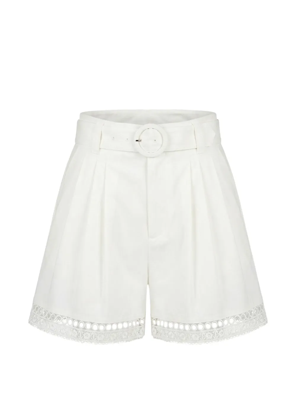 TWINSET belted shorts - Bianco