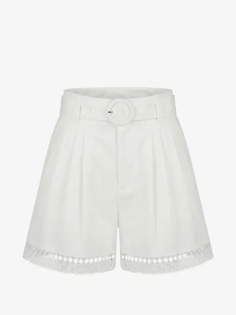 TWINSET shorts con cinturón