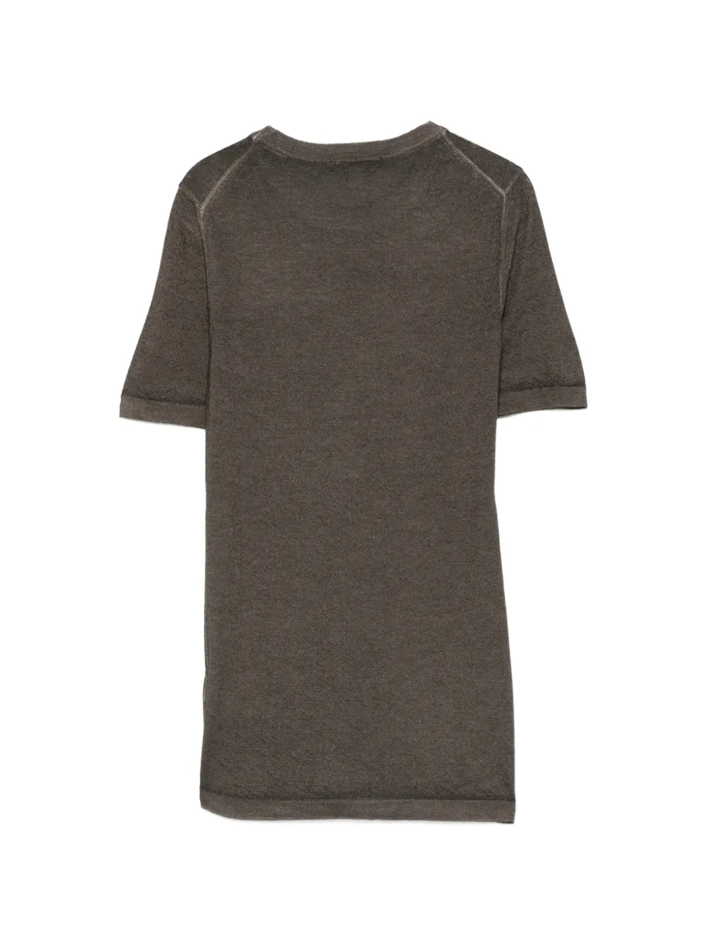 Malo Tavolozza Short-sleeves Sweater In Brown