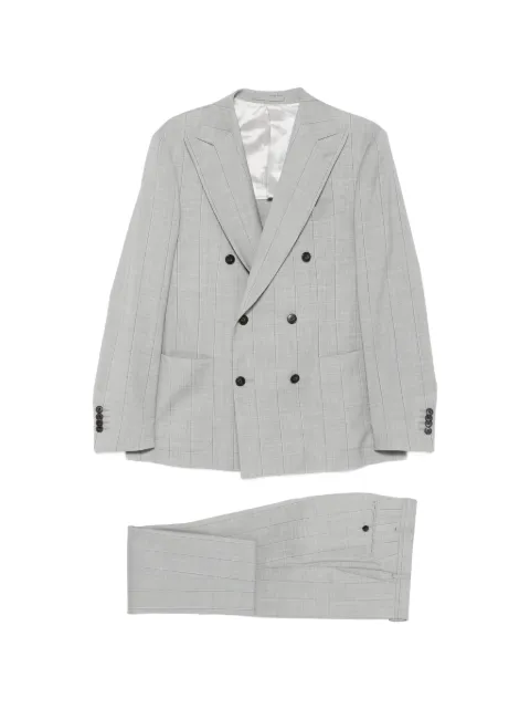 LUIGI BIANCHI MANTOVA striped-pattern suit