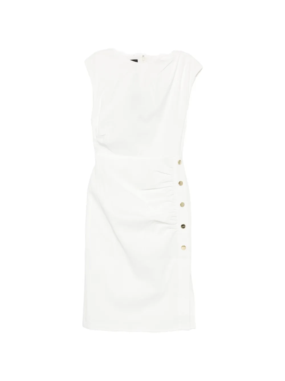 PINKO Alissa button detail dress - Bianco