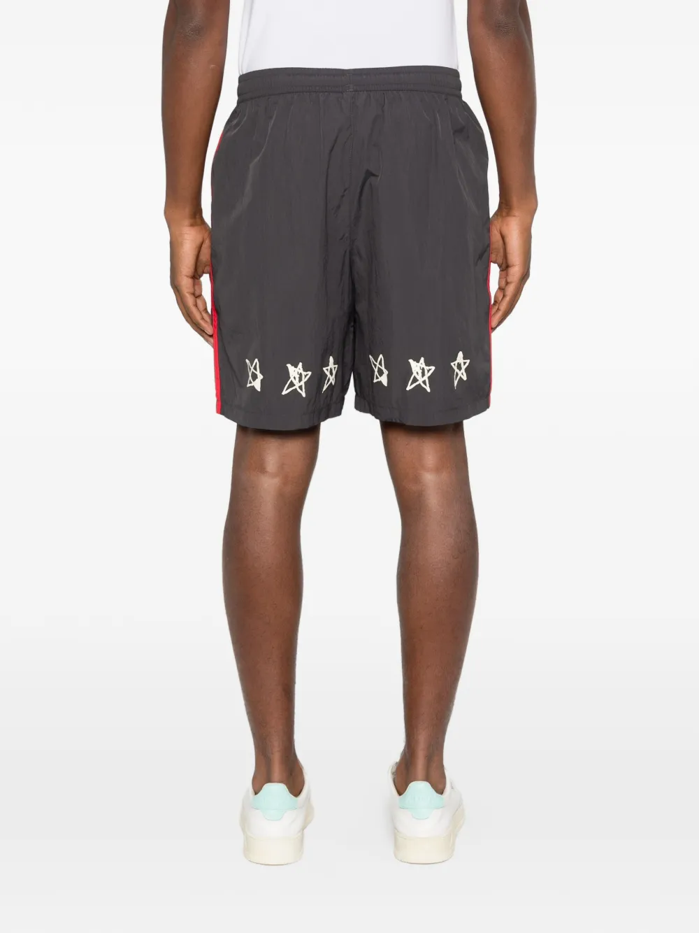 adidas GFX shorts met borduurwerk Grijs