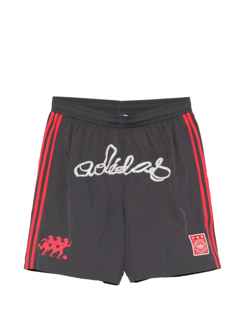 adidas GFX embroidered shorts - Grau