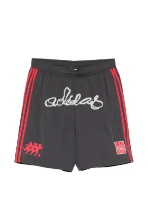 Wales Bonner Short Esportivo Home | Preto | FARFETCH BR