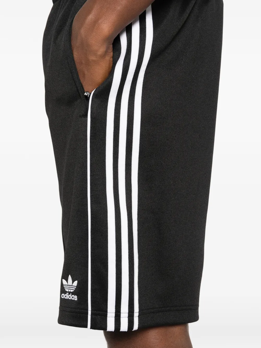 adidas Shorts met zijstreep Zwart