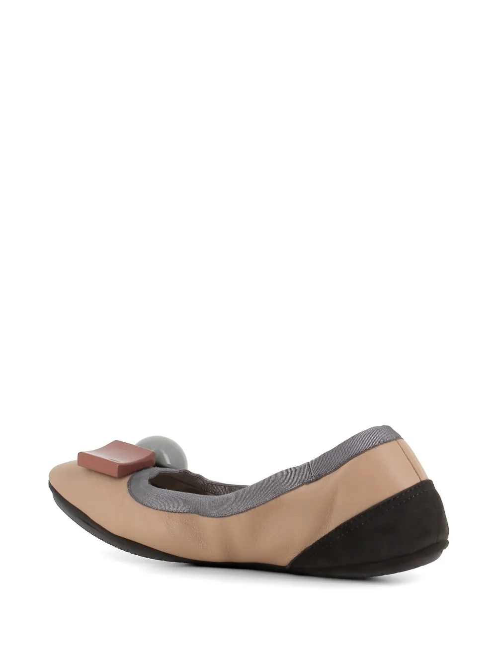 Dove Nuotano Gli Squali Becky ballerina's Beige