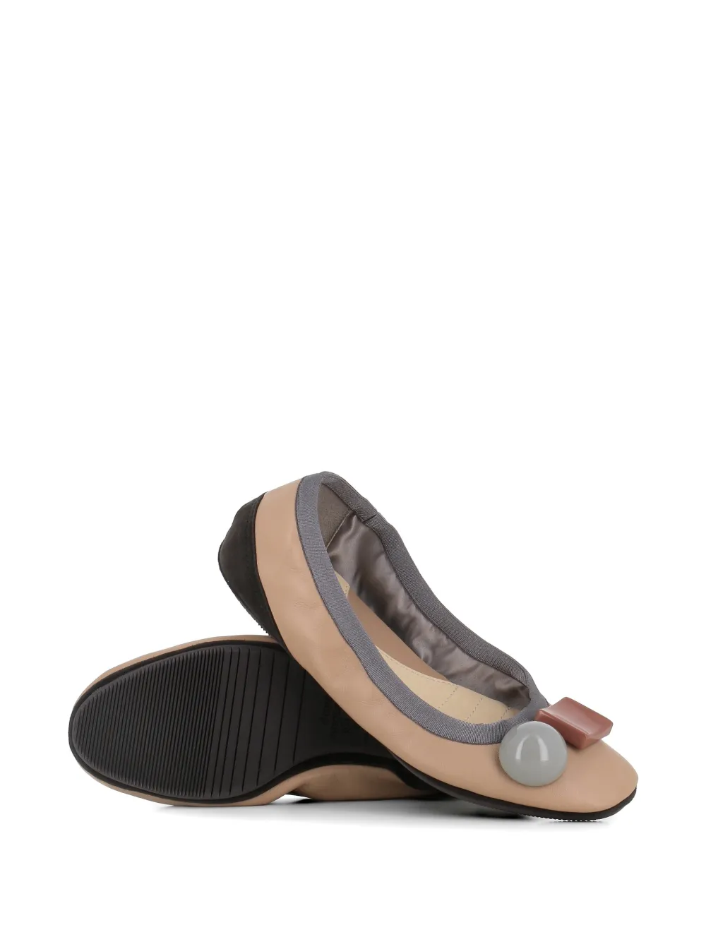 Dove Nuotano Gli Squali Becky ballerina's Beige