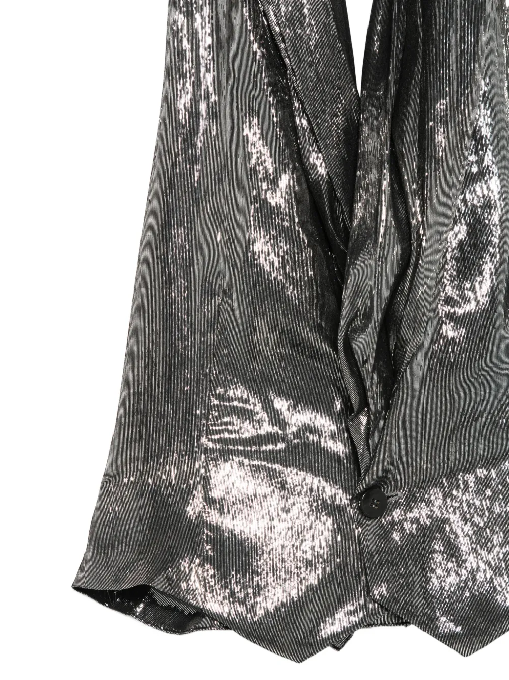  Sapio Chaleco Nº 12f Con Cuello Halter - Plateado 