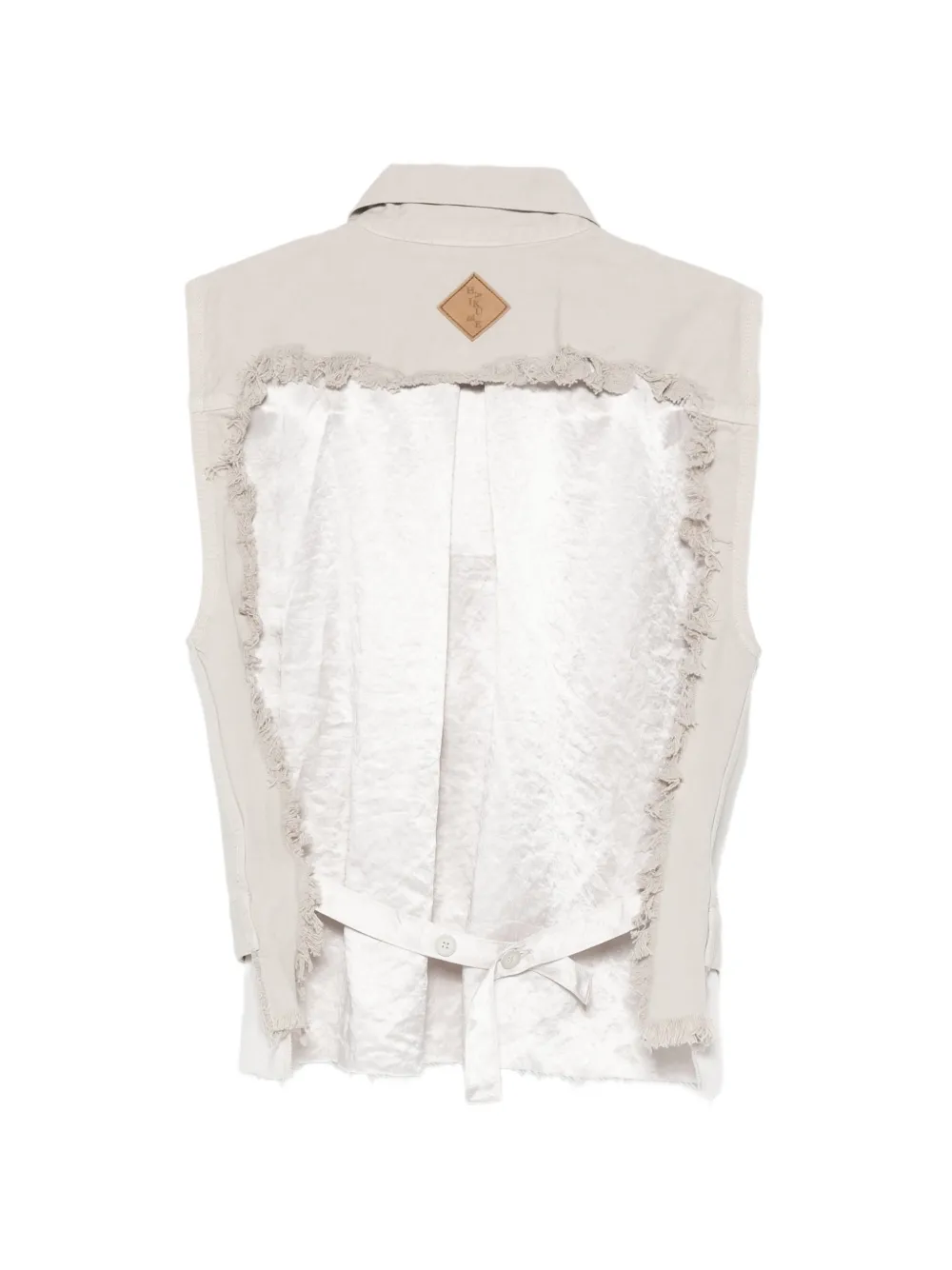 Haikure Ryder gilet met vlakken Grijs