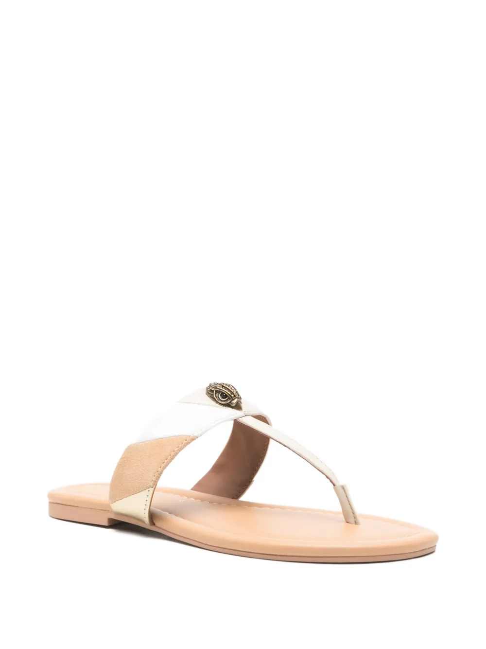 Kurt Geiger Kensington sandalen met T-bandje Beige