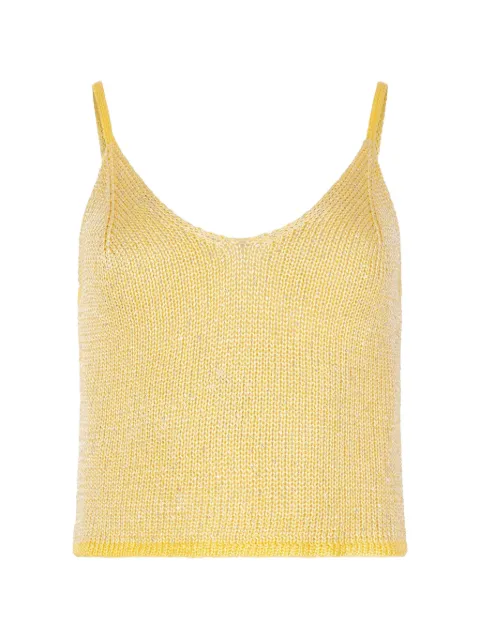 PARAMIDONNA Bruna sleeveless silk top