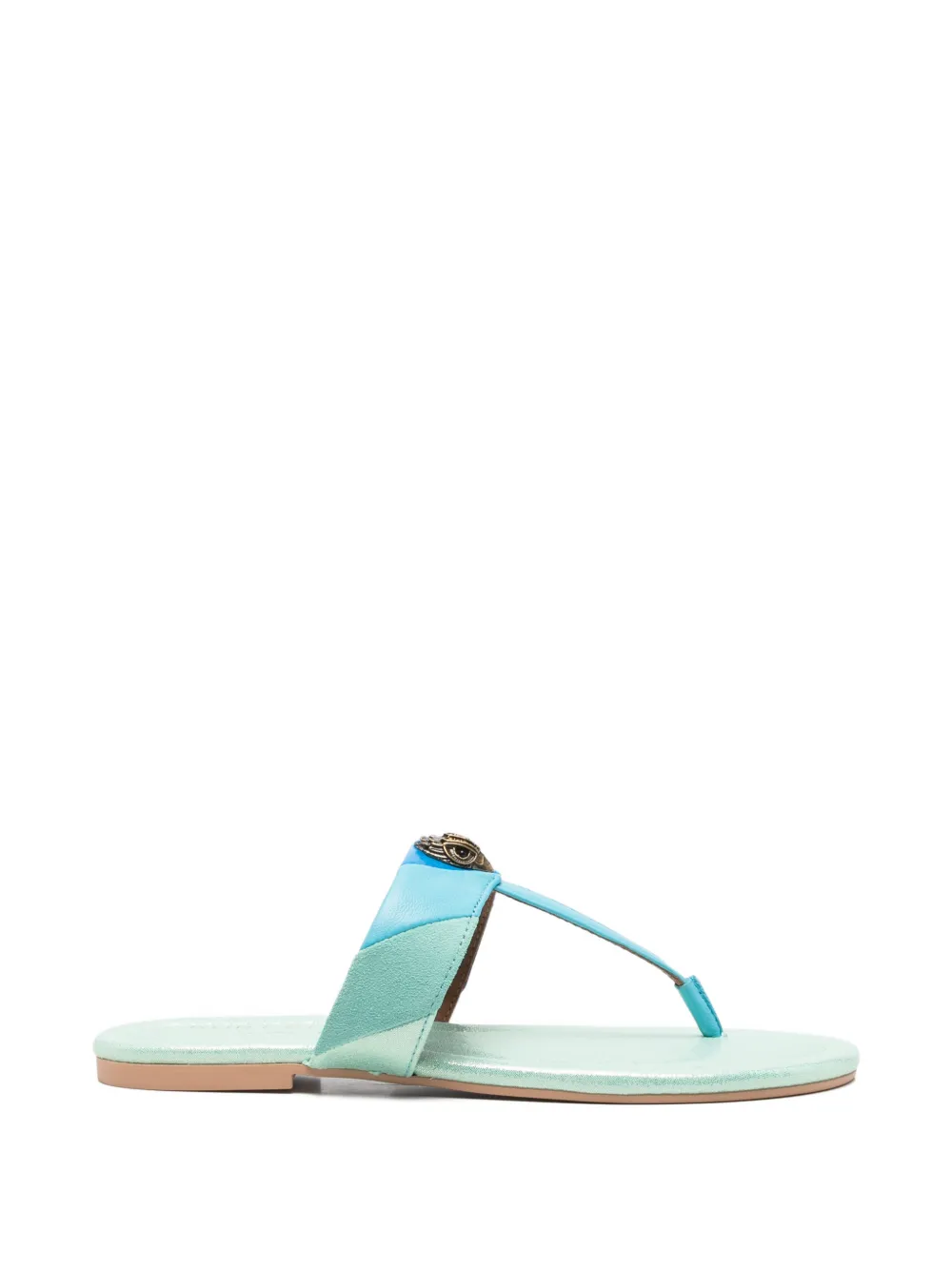 Kurt Geiger Kensington T-bar flat sandals - Blu