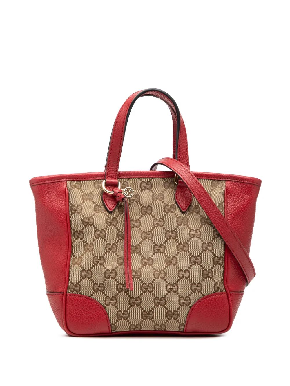 Gucci Pre-Owned 2000-2015 Small GG Canvas Bree satchel - Rosso