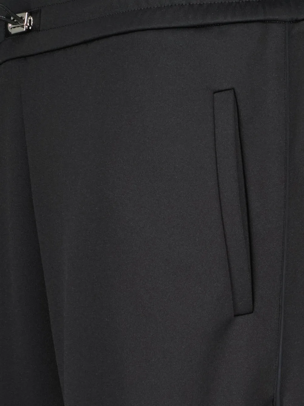 FENDI Broek met gegraveerd logo Zwart