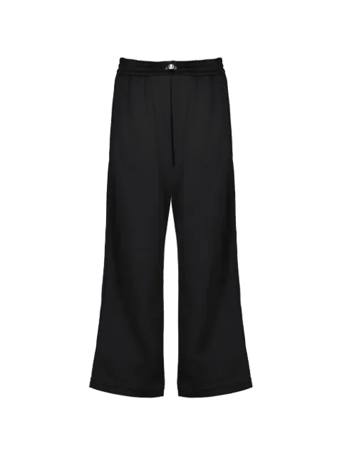 FENDI logo engraved trim trousers