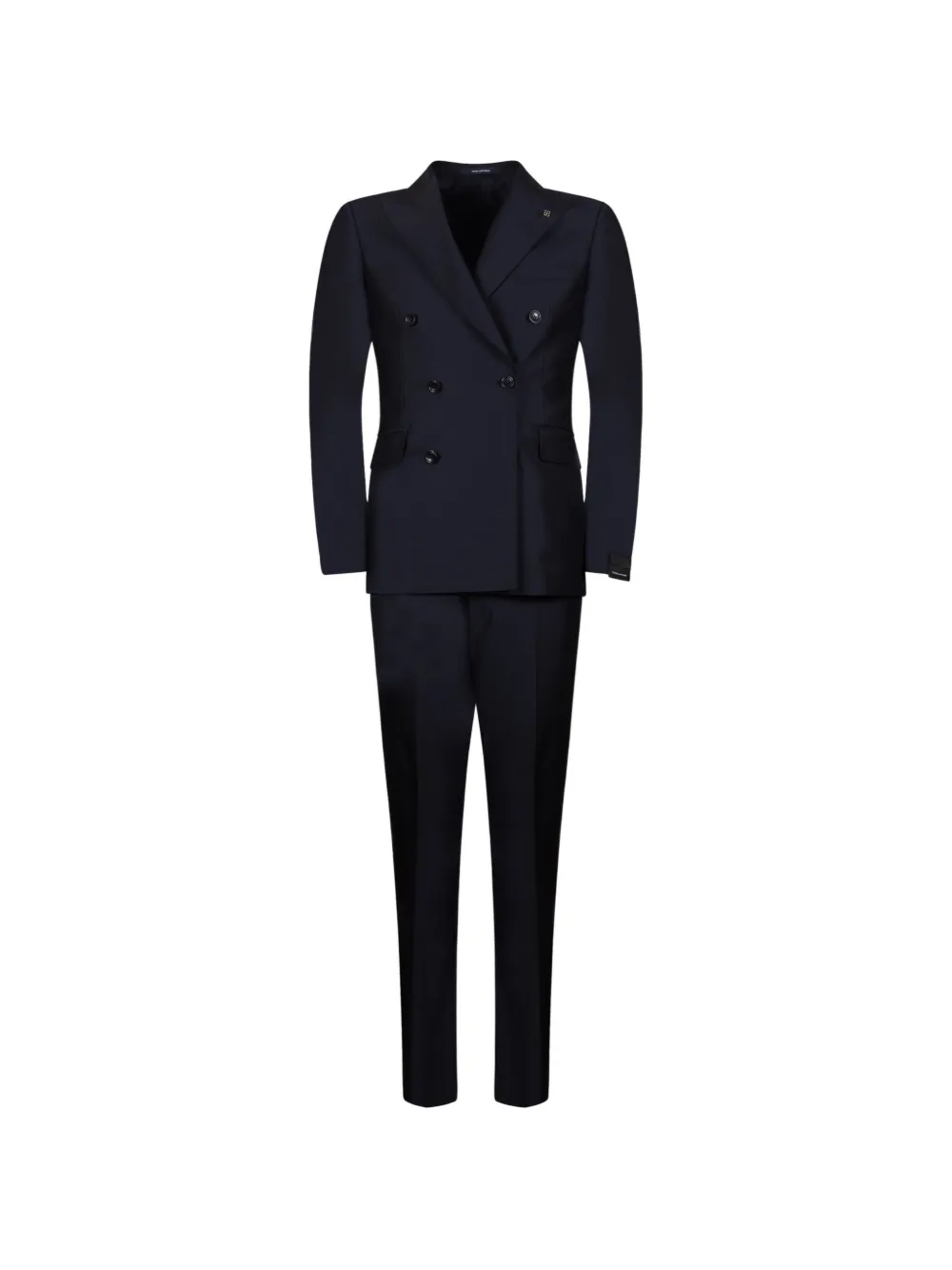 Tagliatore double-breasted wool suit - Blu