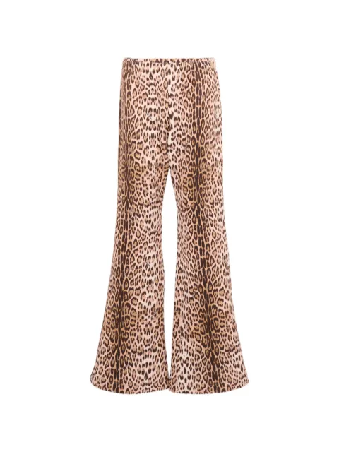 Roberto Cavalli Junior leopard print trousers