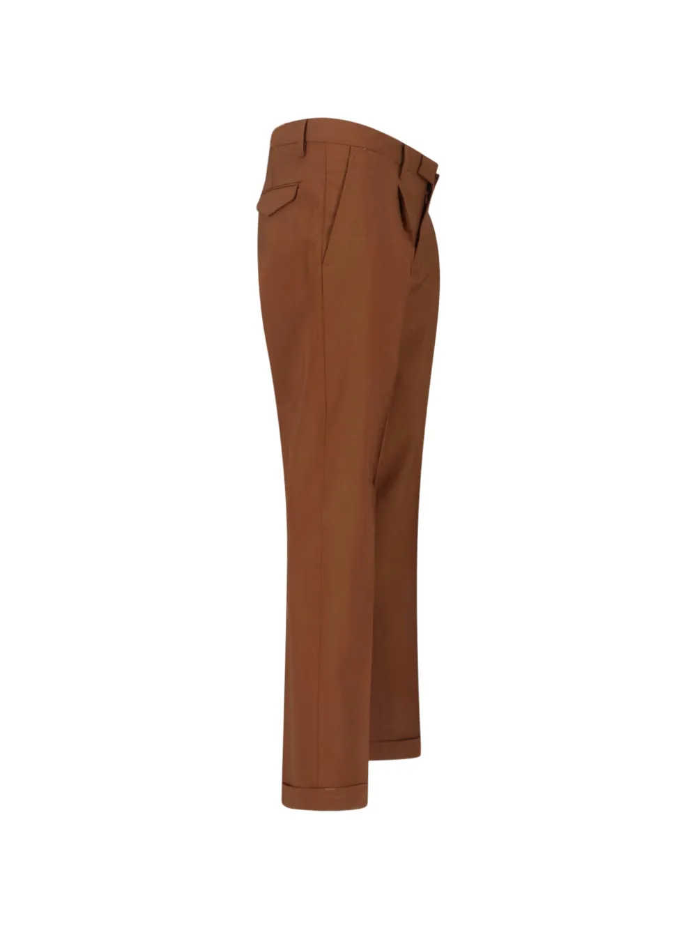 Briglia 1949 Broek met riemlussen Bruin