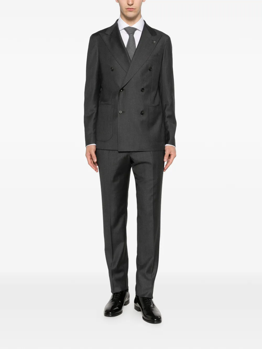 Tagliatore Blazer met dubbele rij knopen Grijs