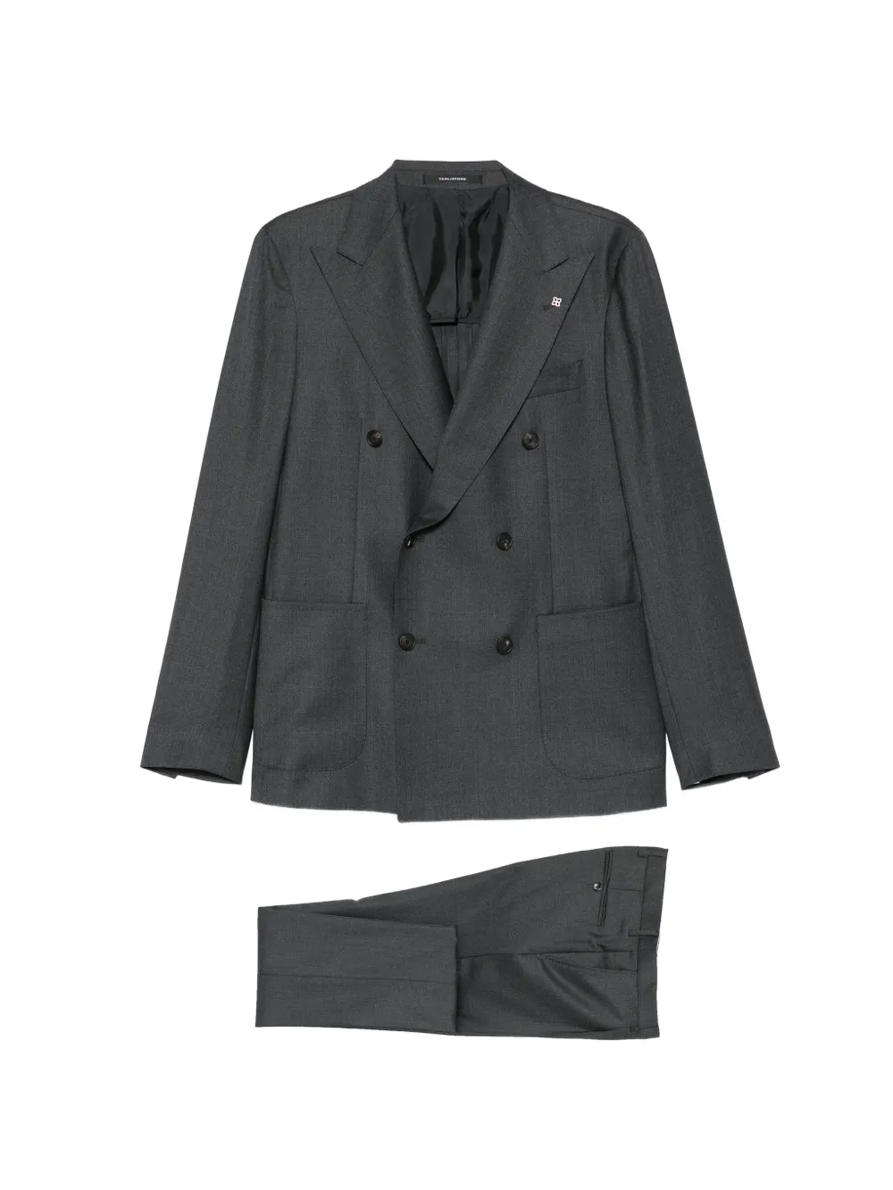 Tagliatore double-breasted blazer - Grigio